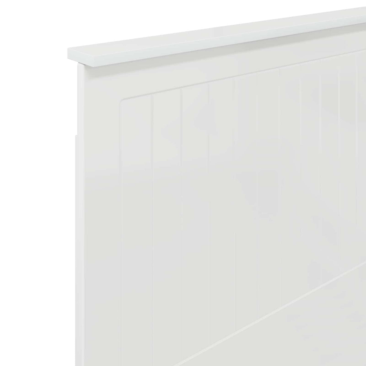 Uzglavlje s uzglavljem Sjajno bijelo 90 cm Konstruirano drvo