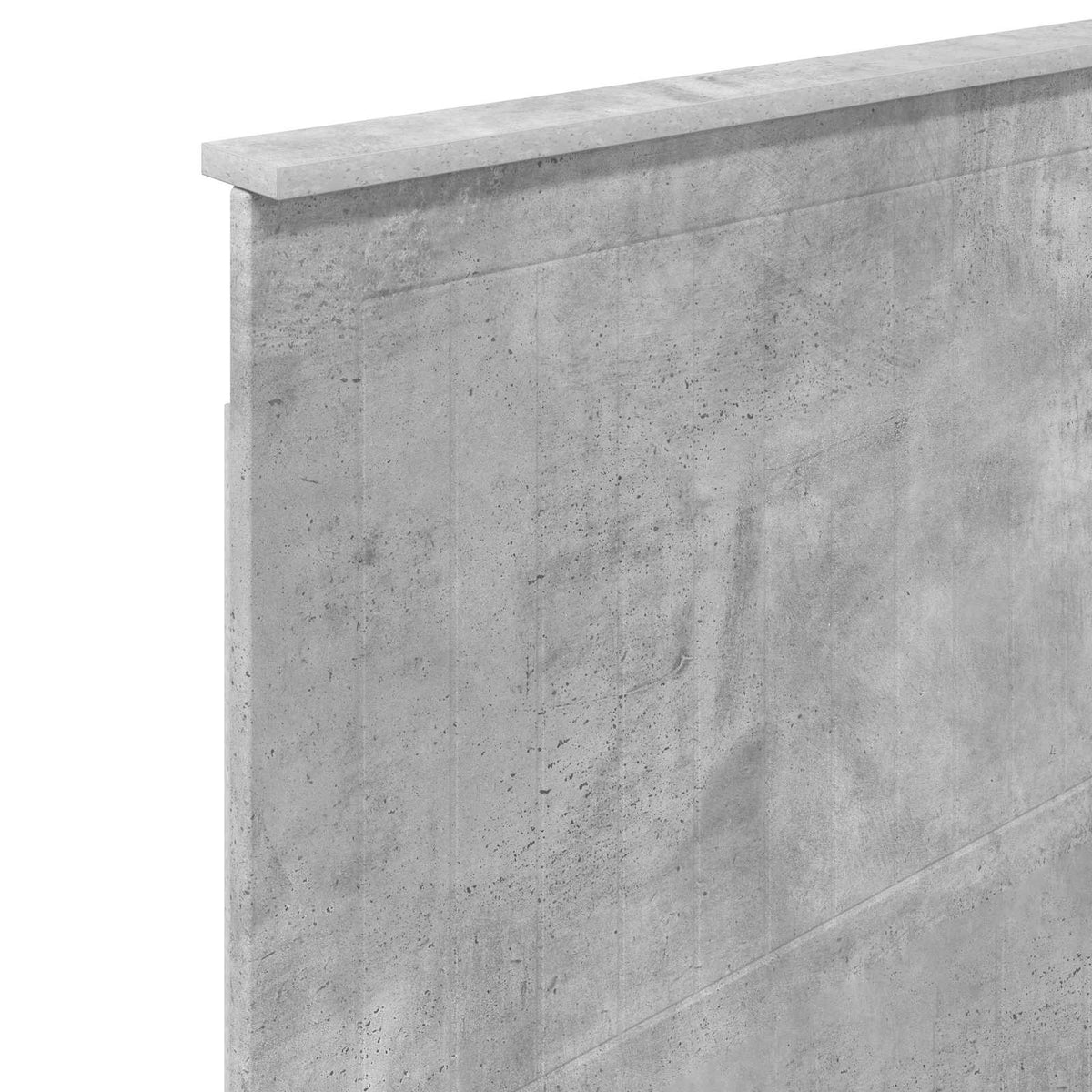 Uzglavlje s uzglavljem Betonski sivi 80 cm Konstruirano drvo