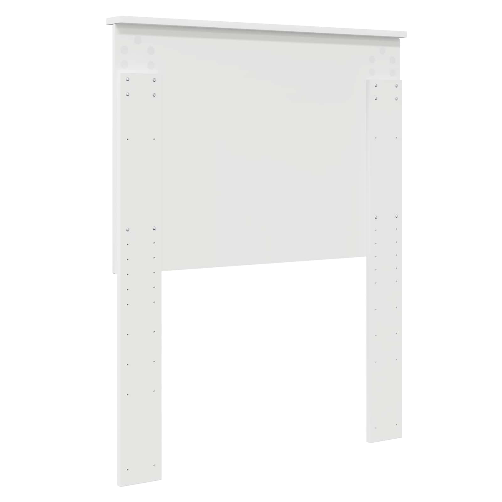 Uzglavlje s uzglavljem Bijelo 75 cm Konstruirano drvo