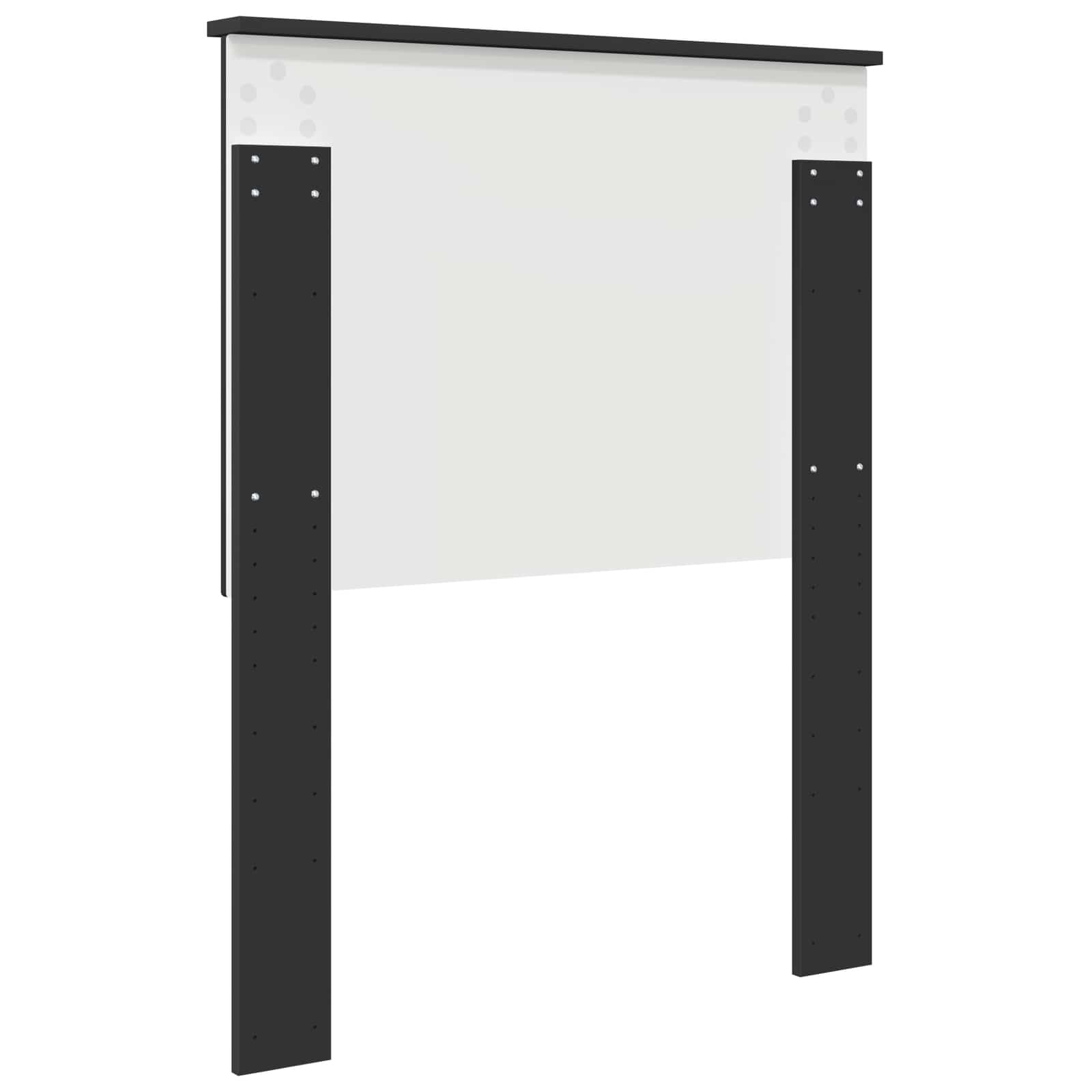 Uzglavlje s uzglavljem Crni hrast 75 cm Konstruirano drvo
