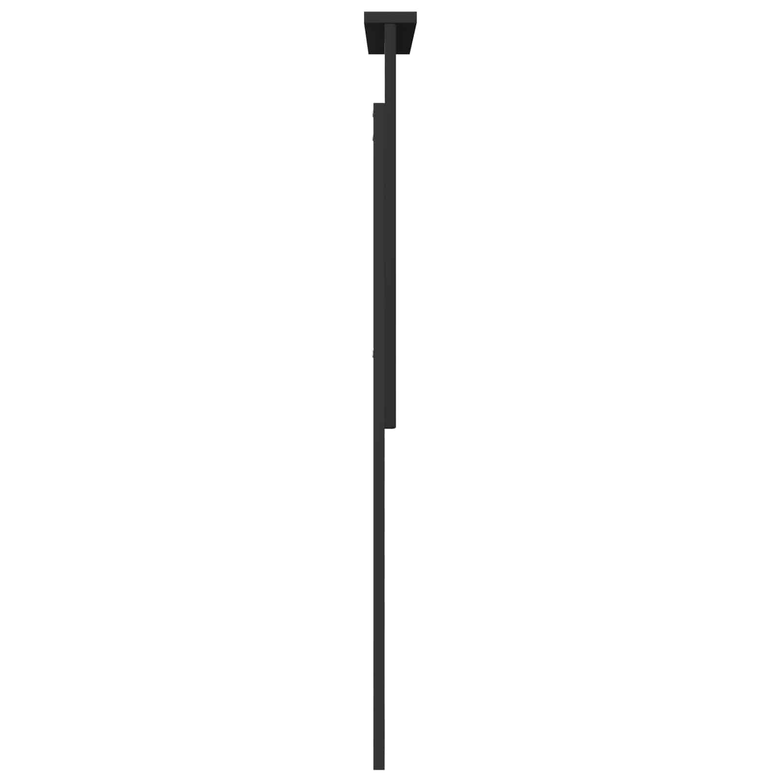 Uzglavlje s uzglavljem Crni hrast 75 cm Konstruirano drvo
