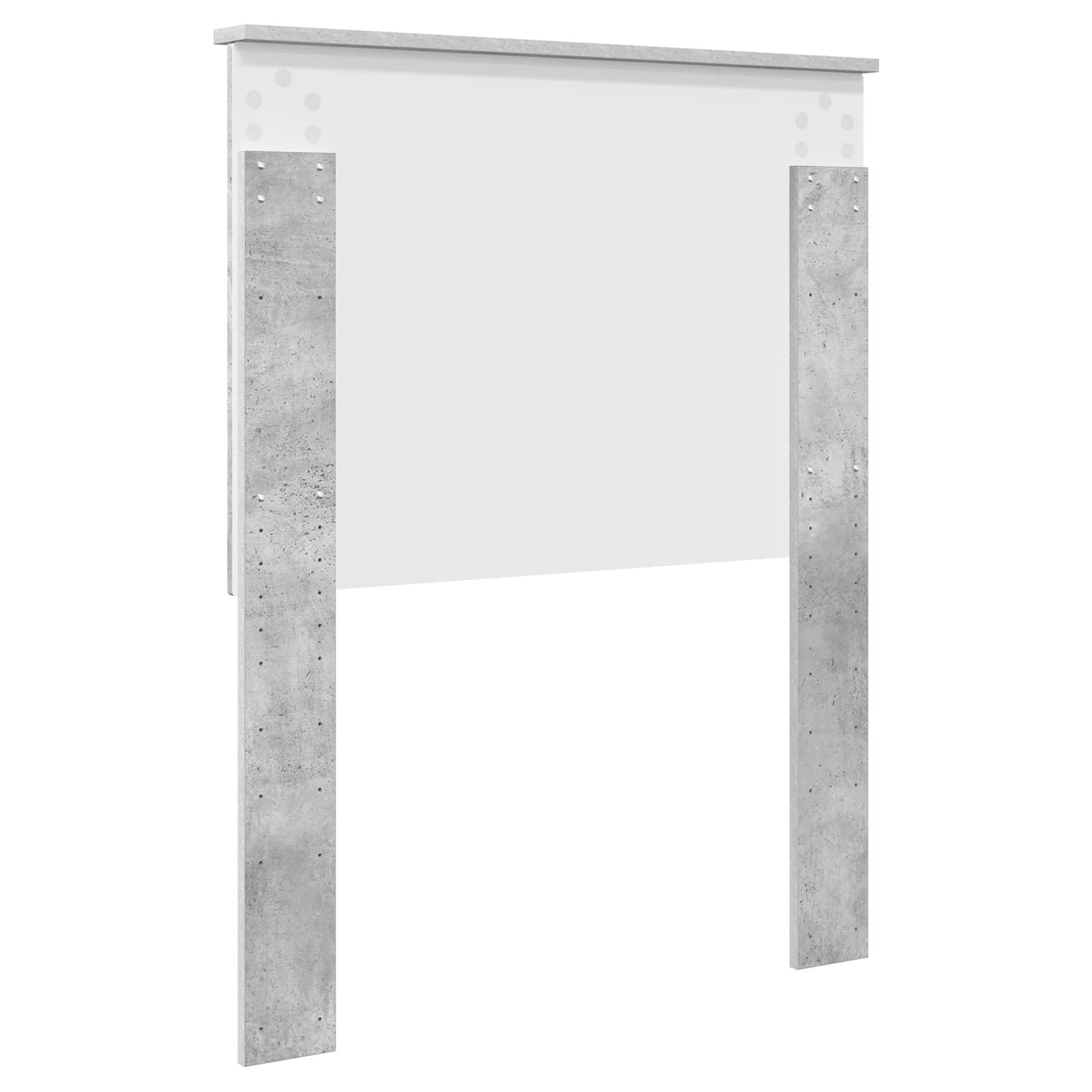 Uzglavlje s uzglavljem Betonski sivi 75 cm Konstruirano drvo