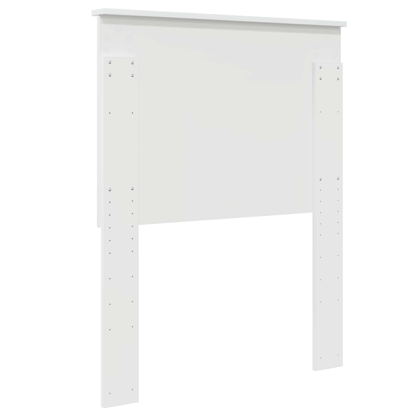 Uzglavlje s uzglavljem Sjajno bijelo 75 cm Konstruirano drvo