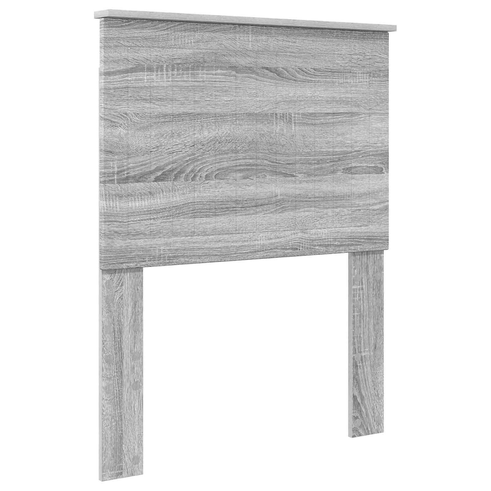 Uzglavlje s uzglavljem Siva Sonoma 75 cm Konstruirano drvo