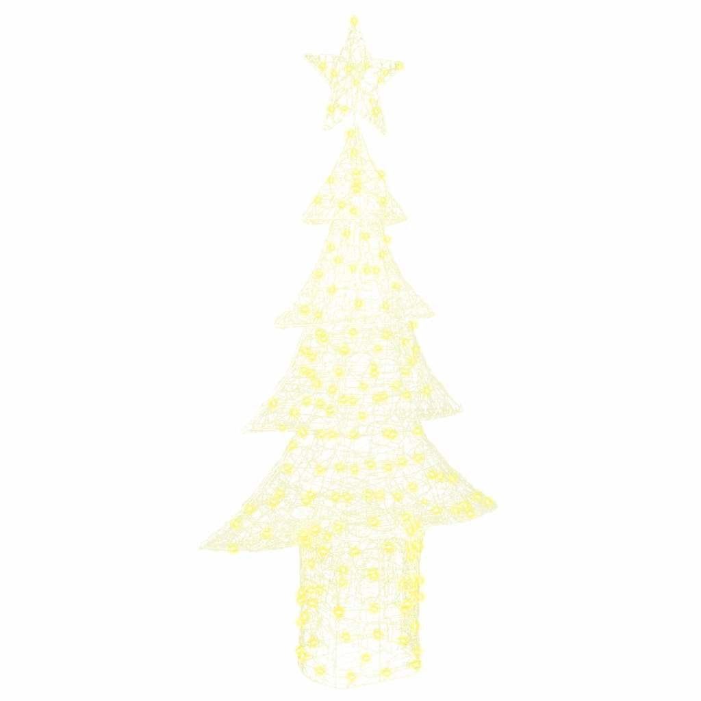 Božićno drvce s 240 LED svjetlima Topla bijela 150 cm Akril