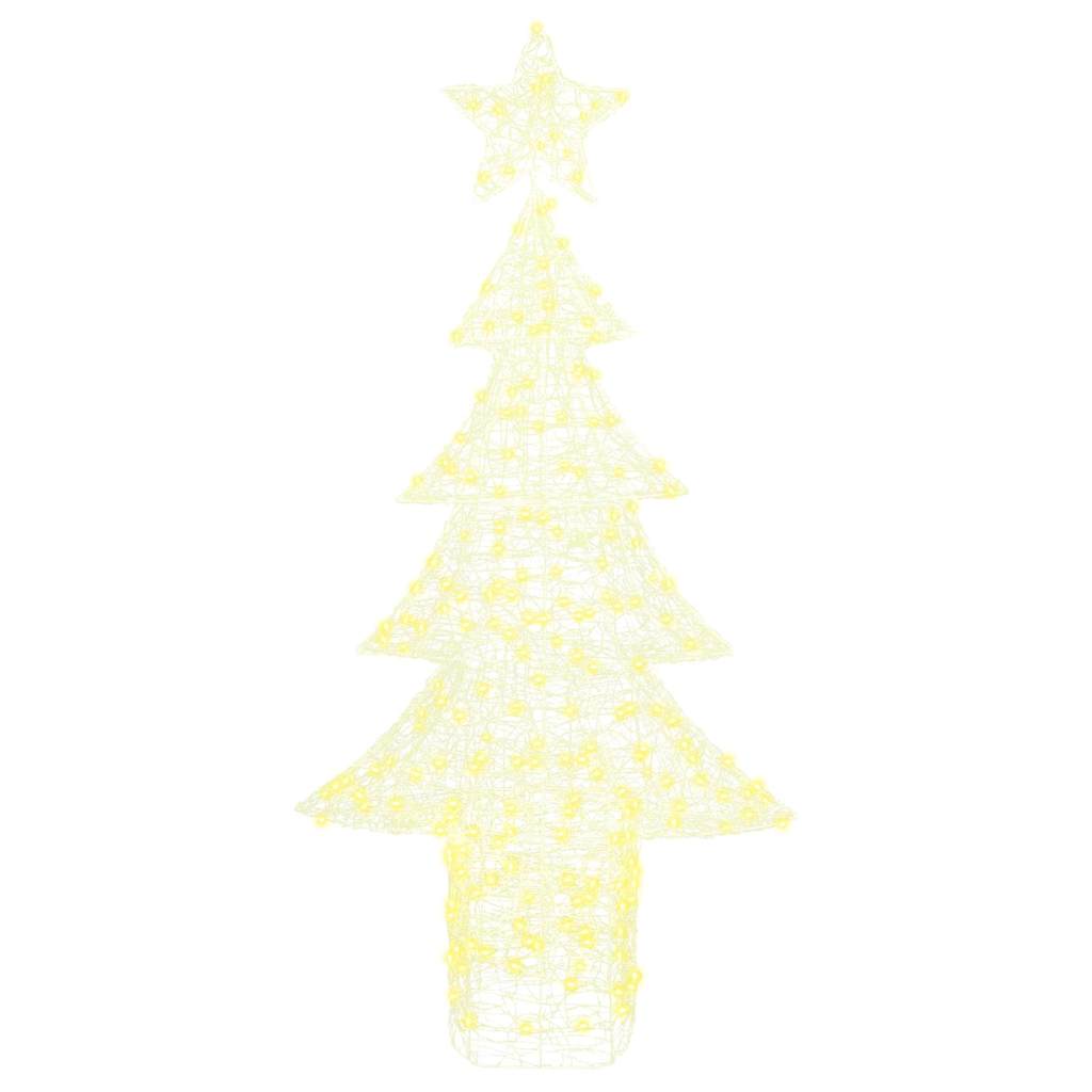 Božićno drvce s 240 LED svjetlima Topla bijela 150 cm Akril