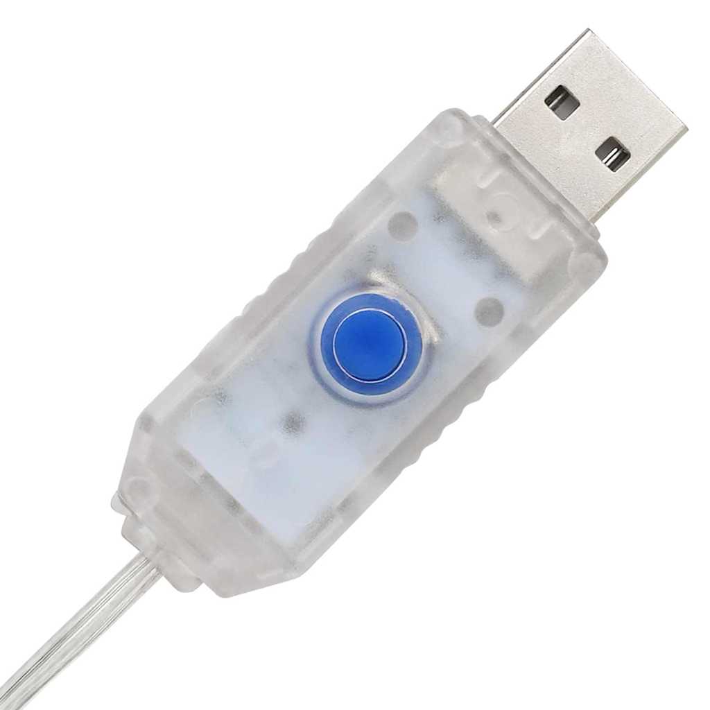 Božićno drvce s 120 LED svjetlima Topla bijela 120,5 cm PET