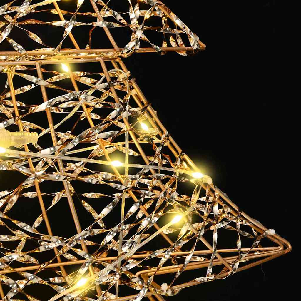 Božićno drvce s 120 LED svjetlima Topla bijela 120,5 cm PET