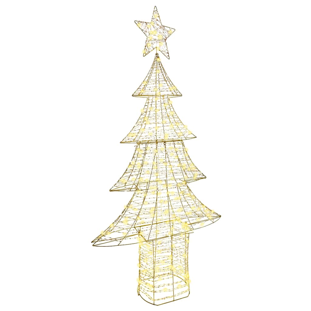 Božićno drvce s 240 LED svjetlima Topla bijela 181 cm PET
