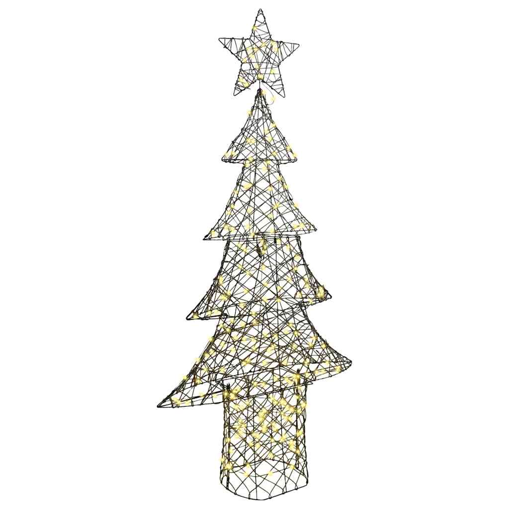 Božićno drvce s 240 LED svjetlima Topla bijela 180 cm Ratan