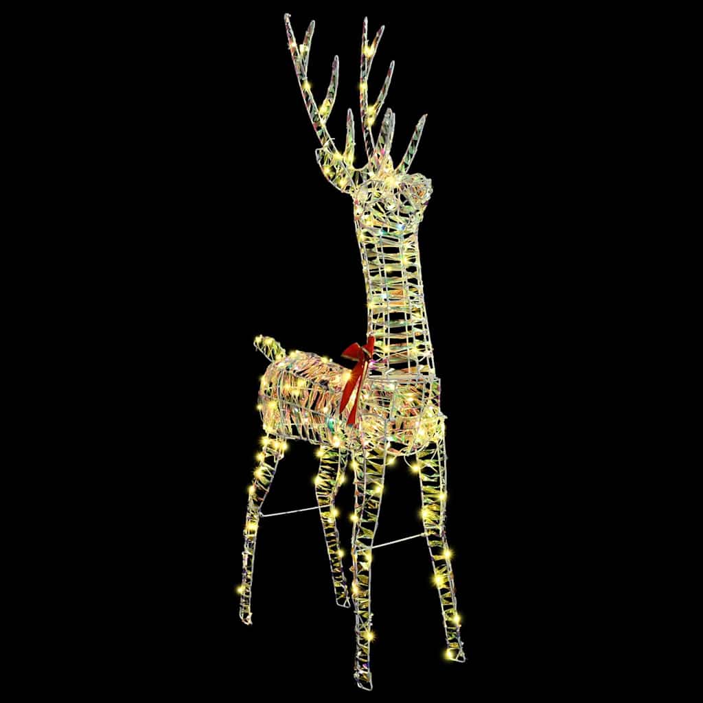 3D Ruzvelt 140 LED lampica Topla bijela 128 cm PET