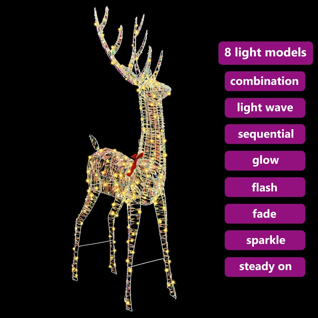 3D Ruzvelt 250 LED lampica Topla bijela 96 x 40 x 180 cm PET