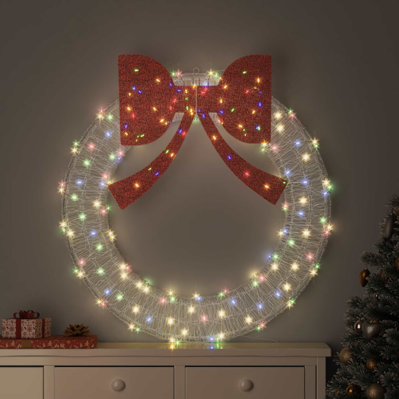 Vijenac s 150 LED svjetlima Šareni 120 cm Akril