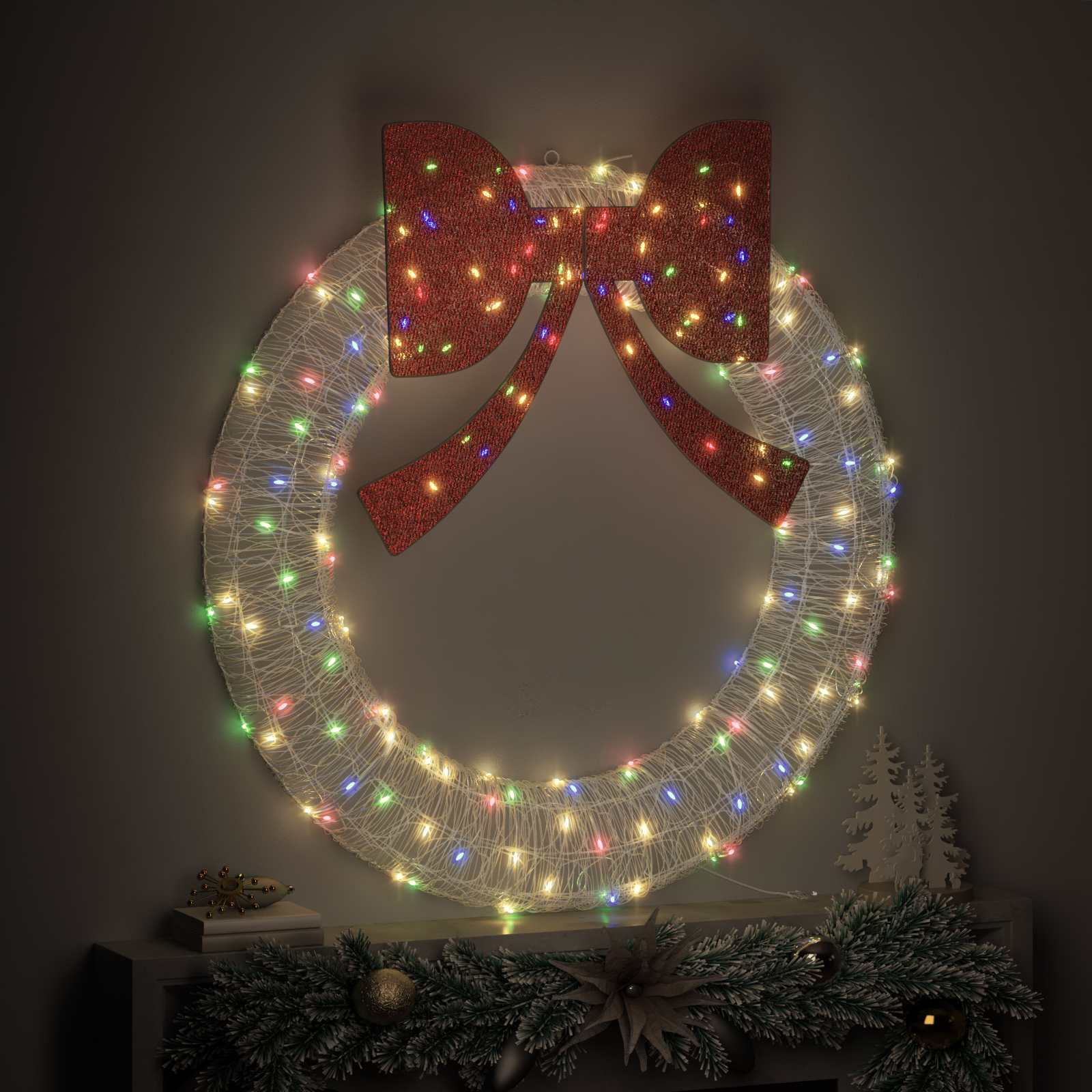 Vijenac s 150 LED svjetlima Šareni 120 cm Akril