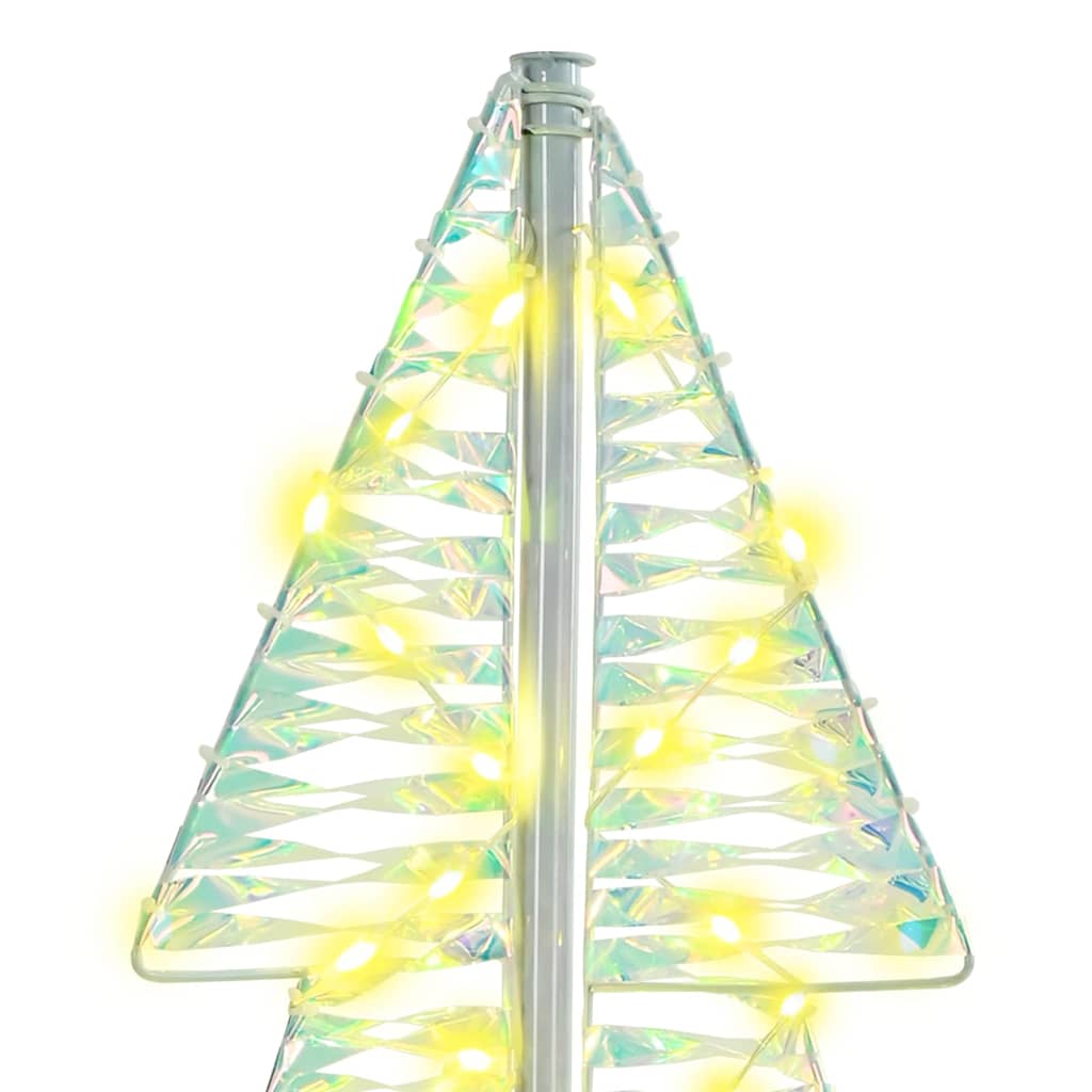 Božićno drvce s 100 LED svjetlima Topla bijela 120 cm PET