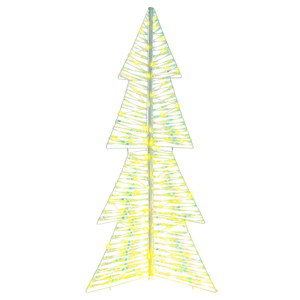 Božićno drvce s 160 LED svjetlima Topla bijela 150 cm PET
