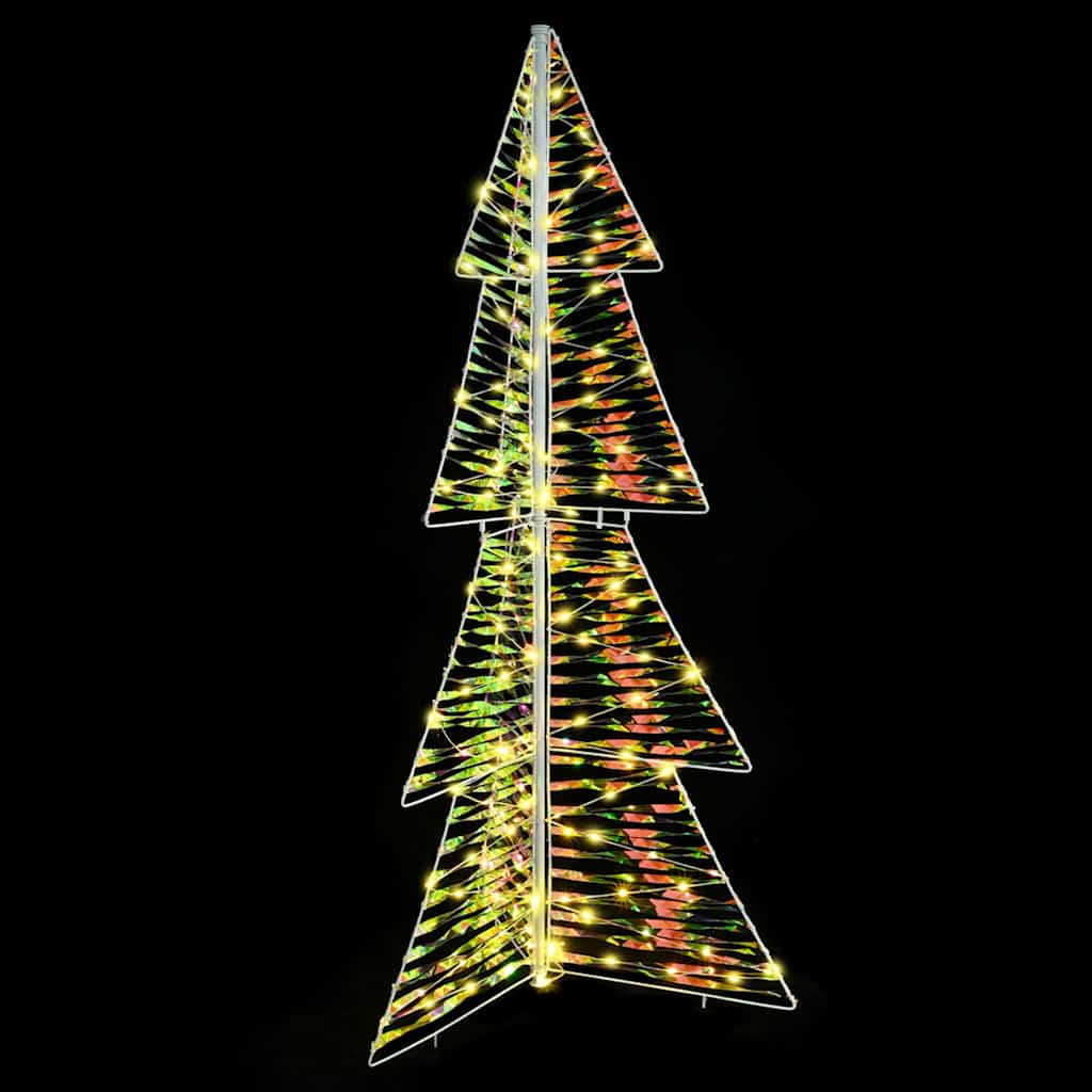 Božićno drvce s 160 LED svjetlima Topla bijela 150 cm PET