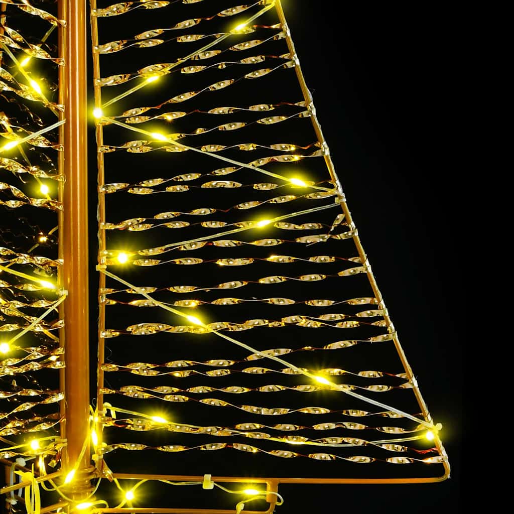 Božićno drvce s 100 LED svjetlima Topla bijela 120 cm PET