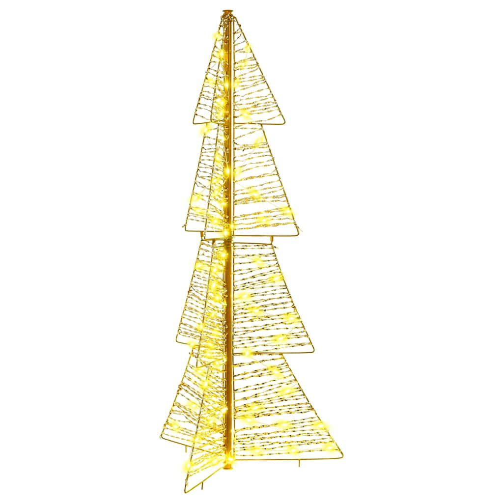Božićno drvce s 100 LED svjetlima Topla bijela 120 cm PET