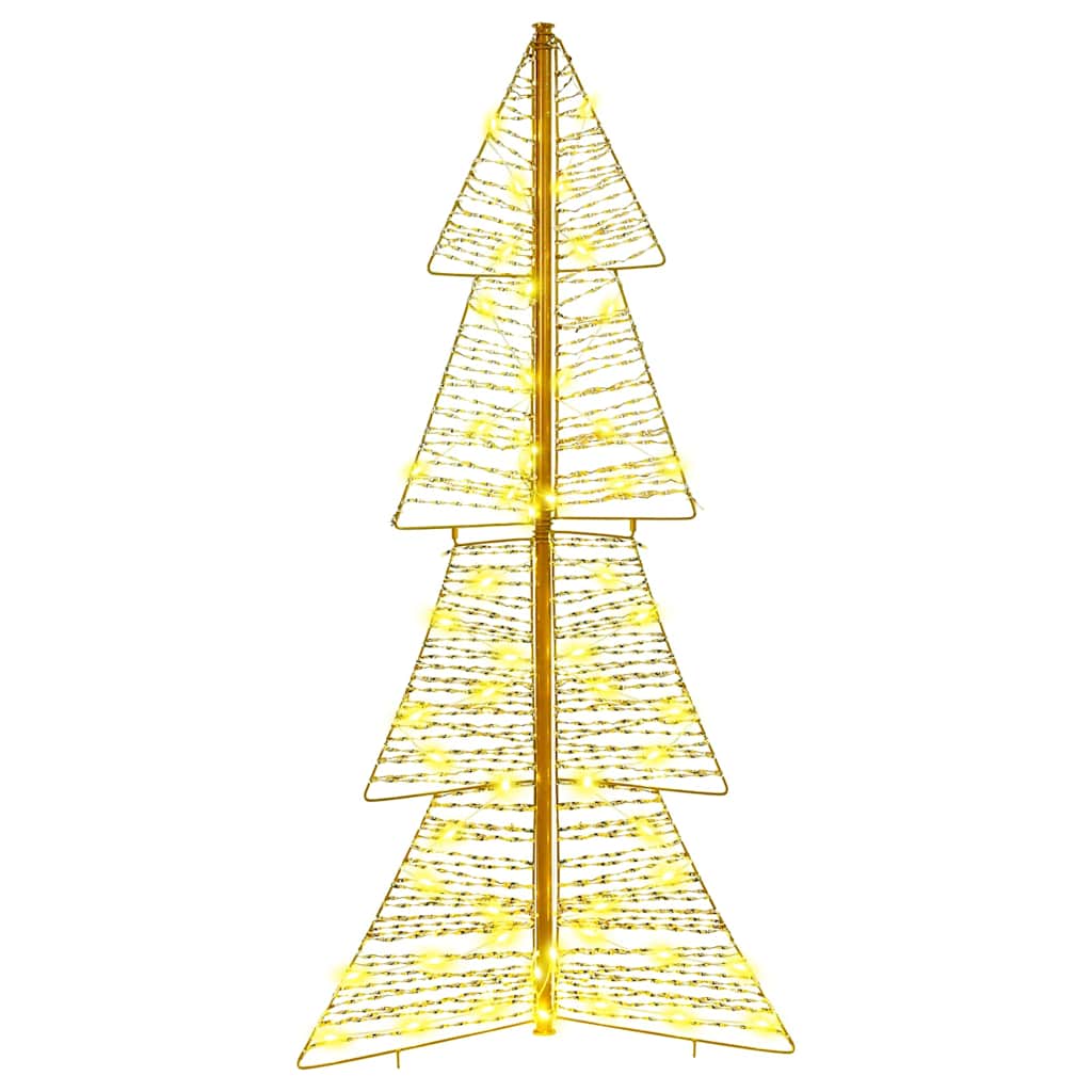 Božićno drvce s 100 LED svjetlima Topla bijela 120 cm PET