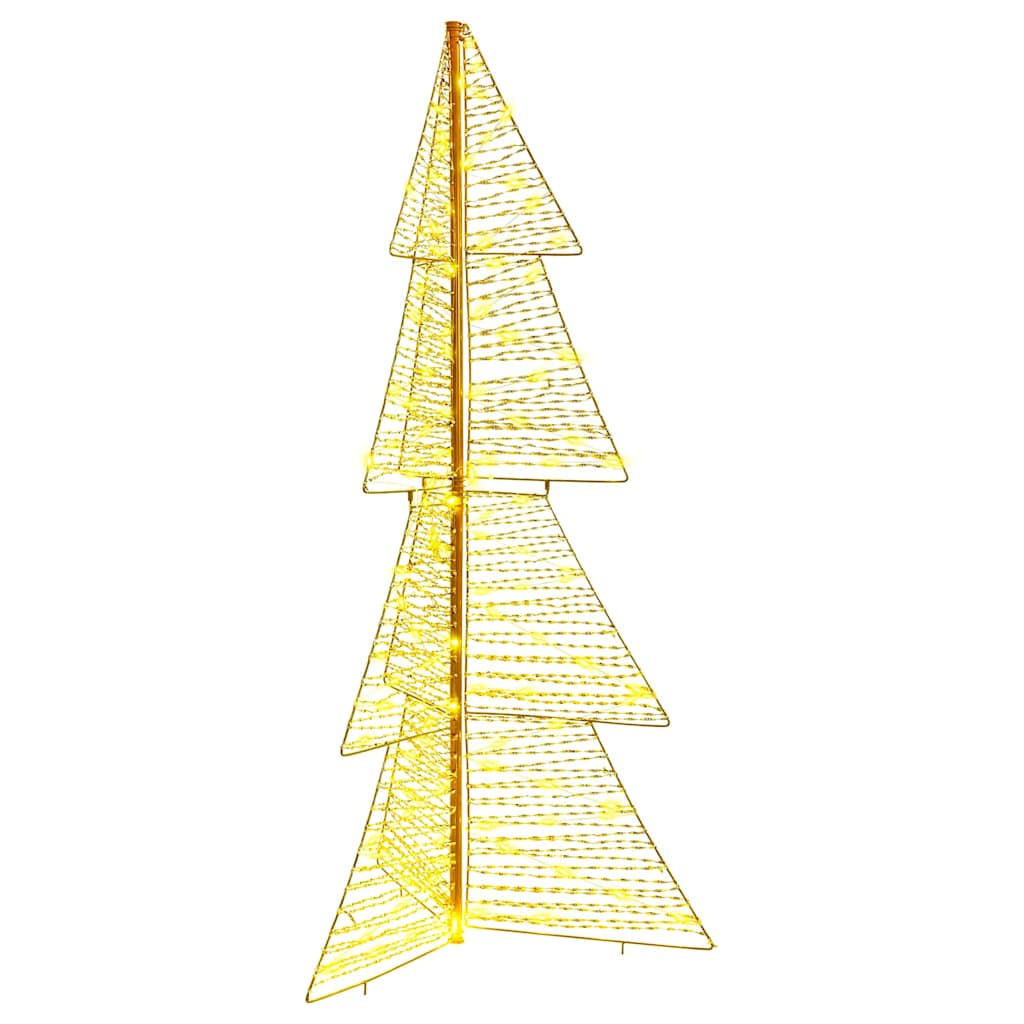 Božićno drvce s 160 LED svjetlima Topla bijela 150 cm PET