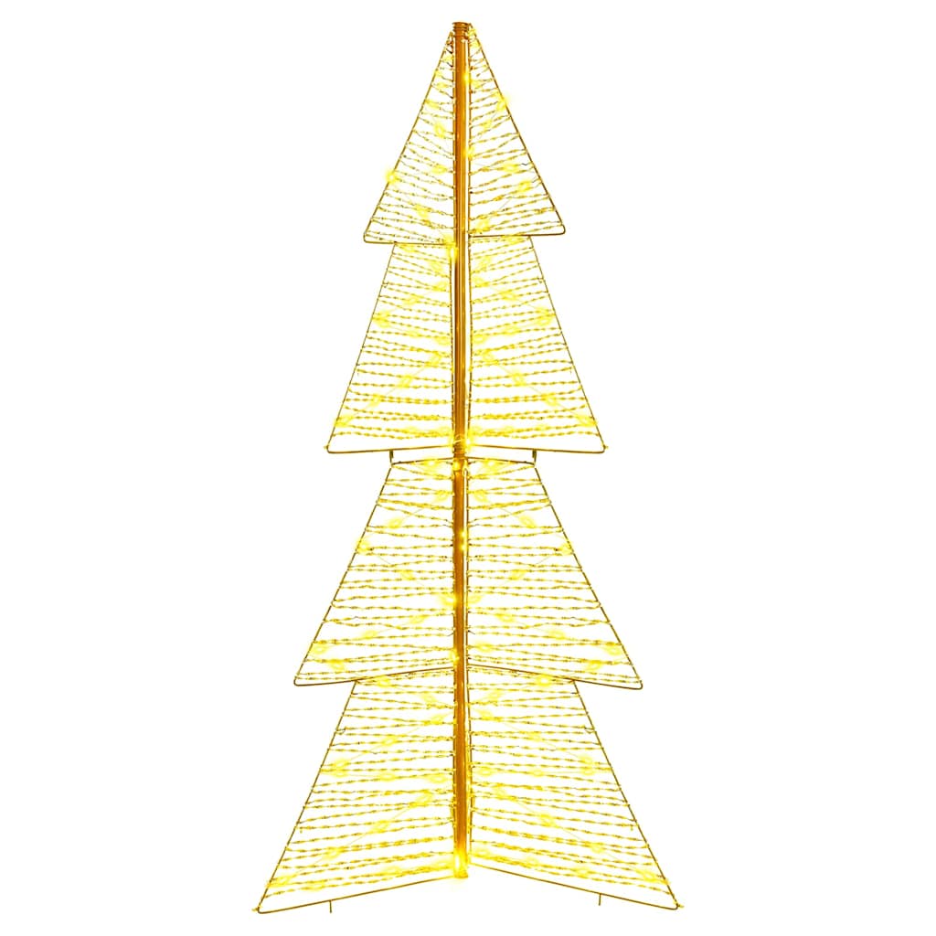 Božićno drvce s 160 LED svjetlima Topla bijela 150 cm PET