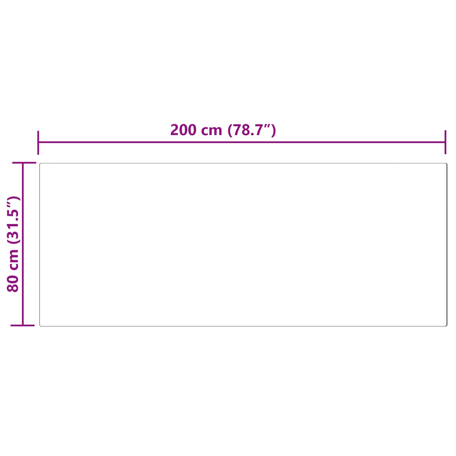 Tepih od umjetne ovčje kože TAFALLA Bež 80 x 200 cm Poliester