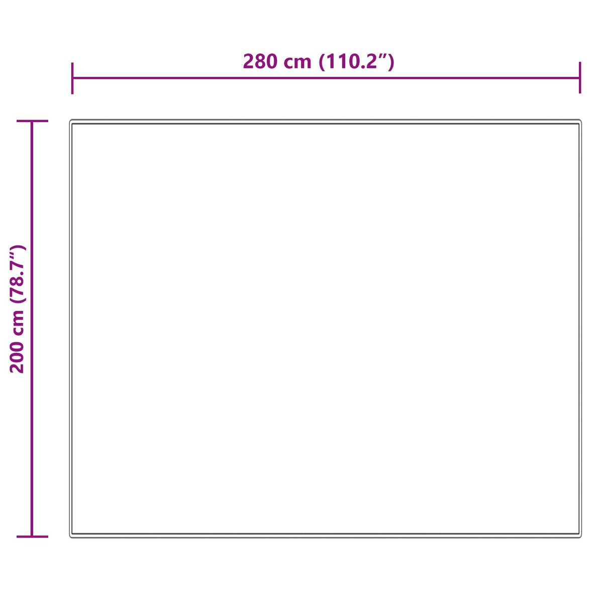 Tepih od umjetne ovčje kože TAFALLA Krem 200 x 280 cm Poliester