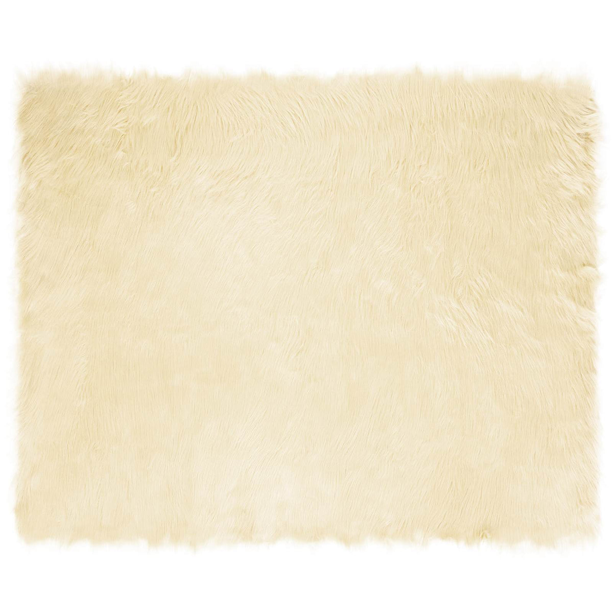 Tepih od umjetne ovčje kože TAFALLA Krem 200 x 280 cm Poliester