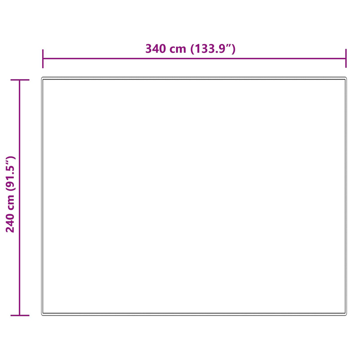 Tepih od umjetne ovčje kože TAFALLA Krem 240 x 340 cm Poliester