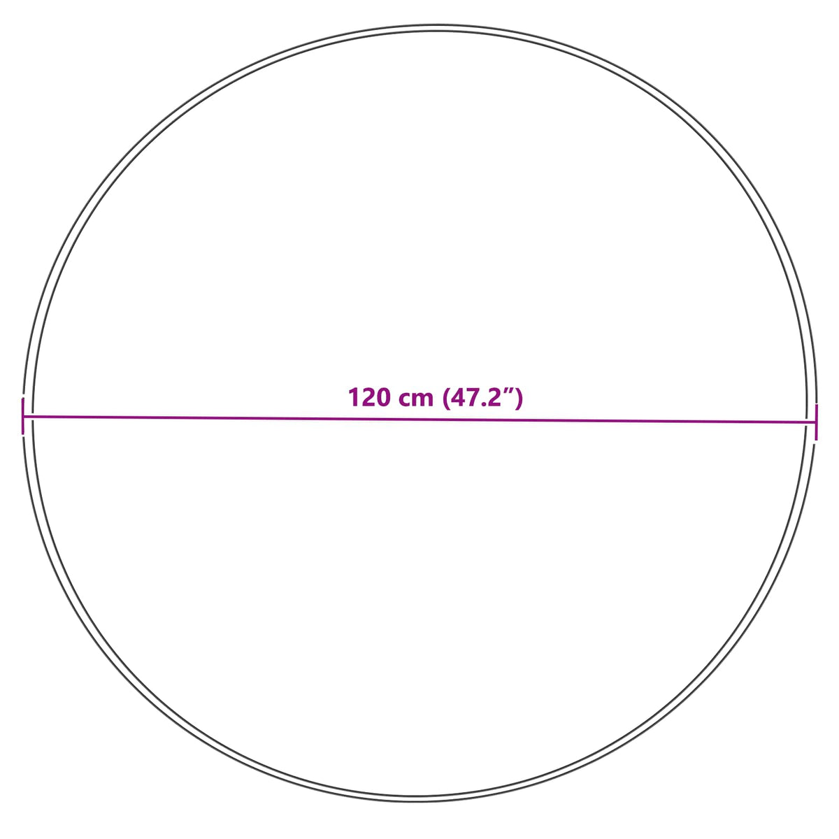 Tepih od umjetne ovčje kože TAFALLA Krem Ø 120 cm Poliester