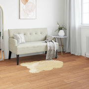 Tepih od umjetne ovčje kože TAFALLA Krem 80 x 120 cm Poliester