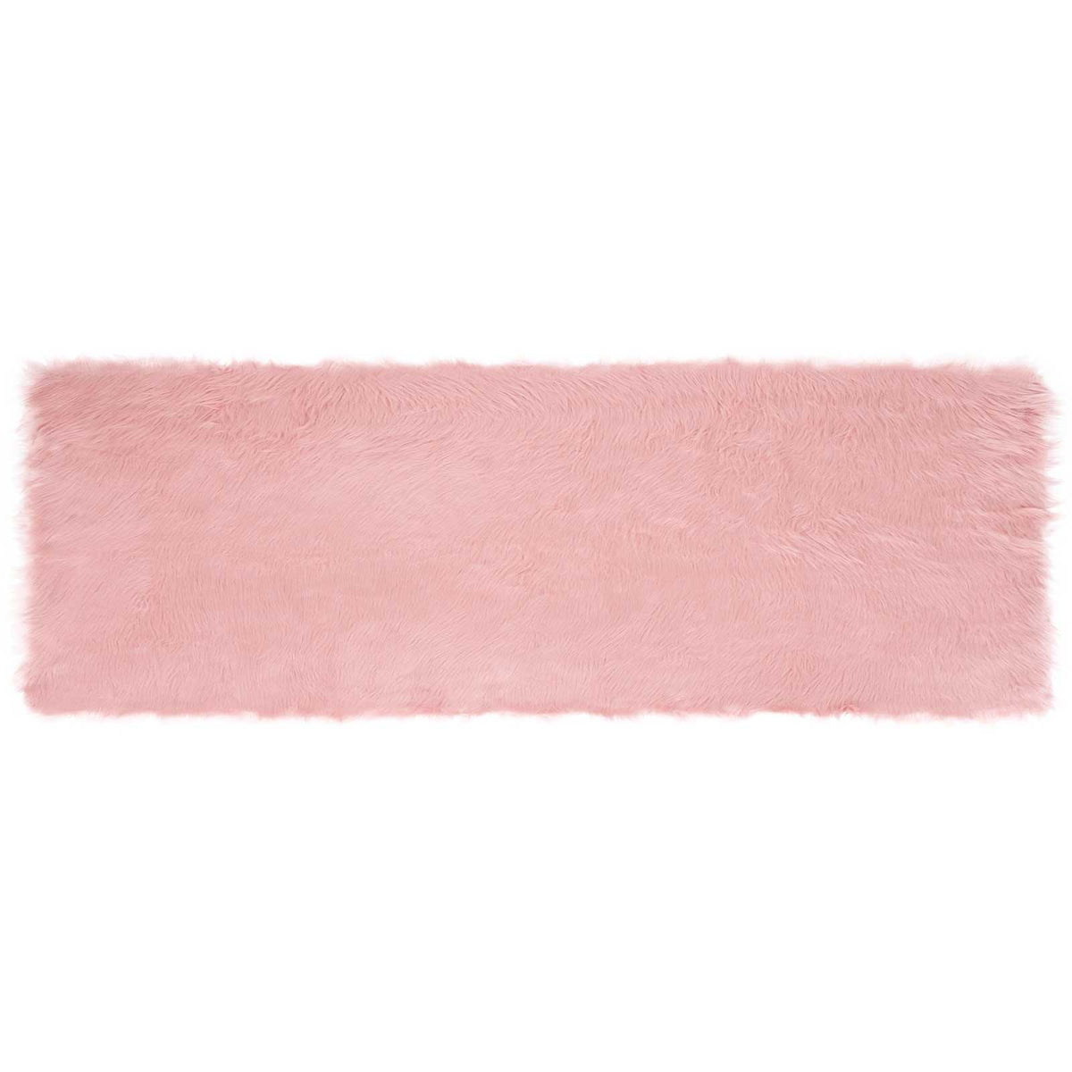 Tepih od umjetne ovčje kože TAFALLA Ružičasta 80 x 250 cm