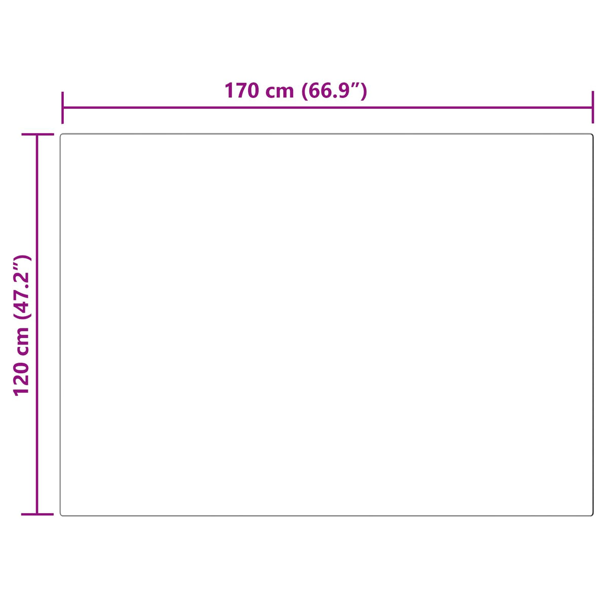 Tepih od umjetne ovčje kože TAFALLA Ružičasta 120 x 170 cm