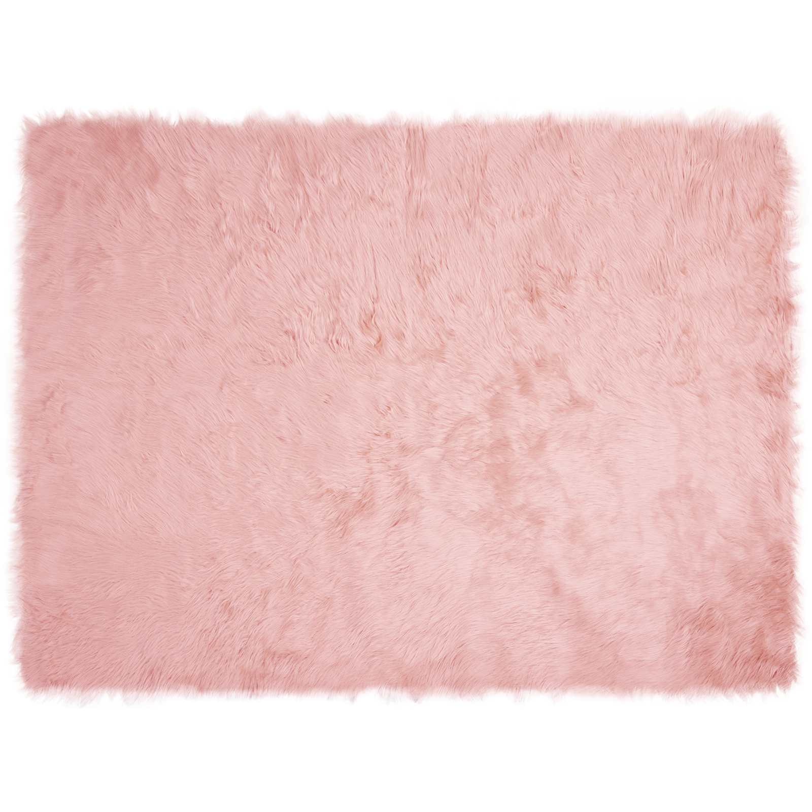 Tepih od umjetne ovčje kože TAFALLA Ružičasta 160 x 230 cm