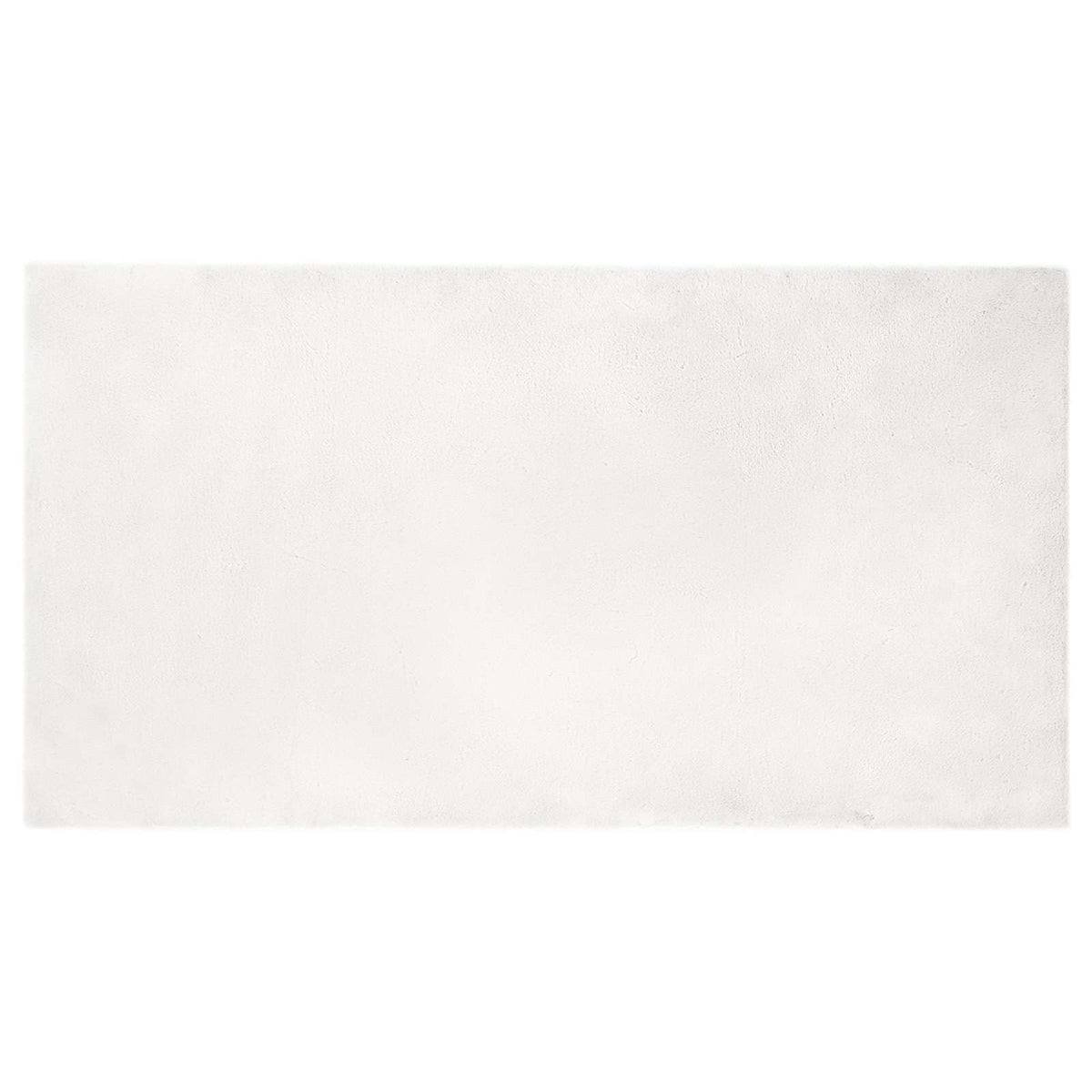 Protuklizni tepih od umjetnog zečjeg krzna OLITE Bijela 80 x 150 cm
