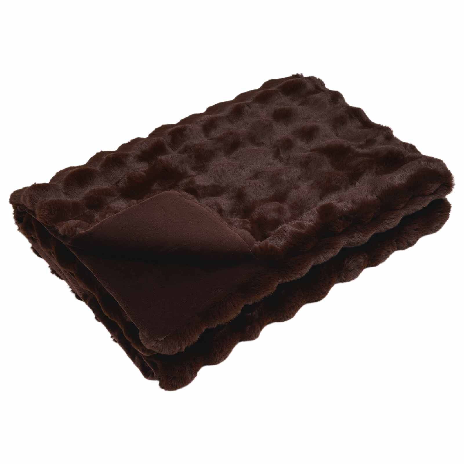 Protuklizna deka od umjetnog zečjeg krzna Olite 4 pcs Kamel