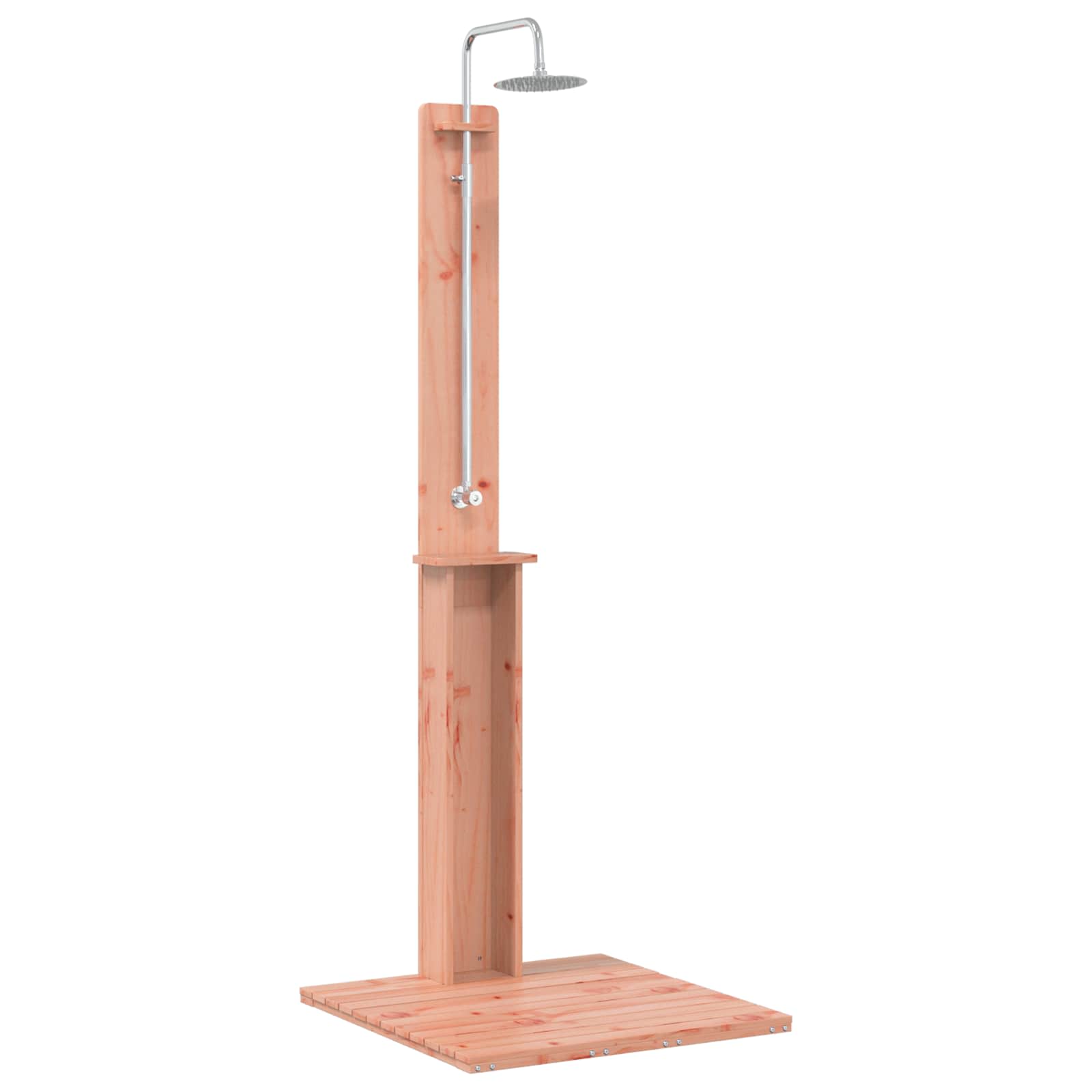 Vanjski tuš Prirodna 75 x 76 x 217 cm Solidno Douglas Drvo