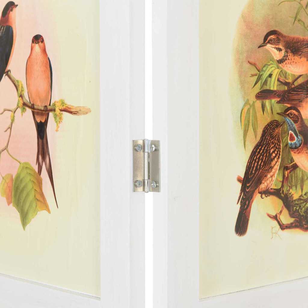 Romdivider Panel Bijelo 106 x 165 cm MDF