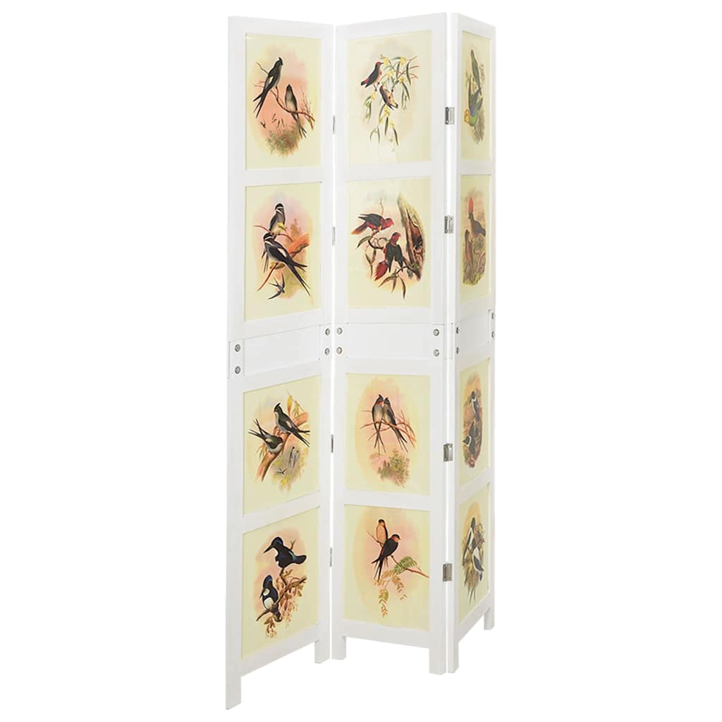 Romdivider Panel Bijelo 106 x 165 cm MDF