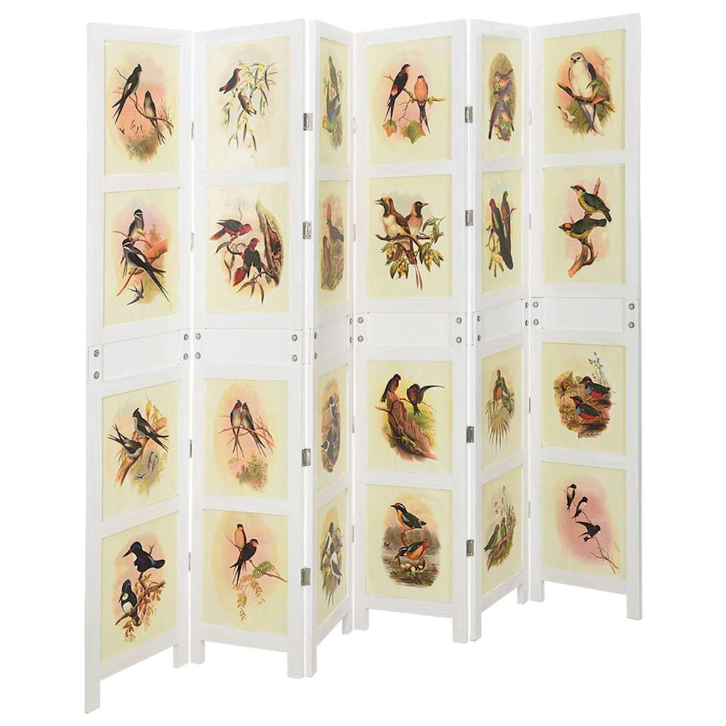 Romdivider Panel Bijelo 212 x 165 cm MDF