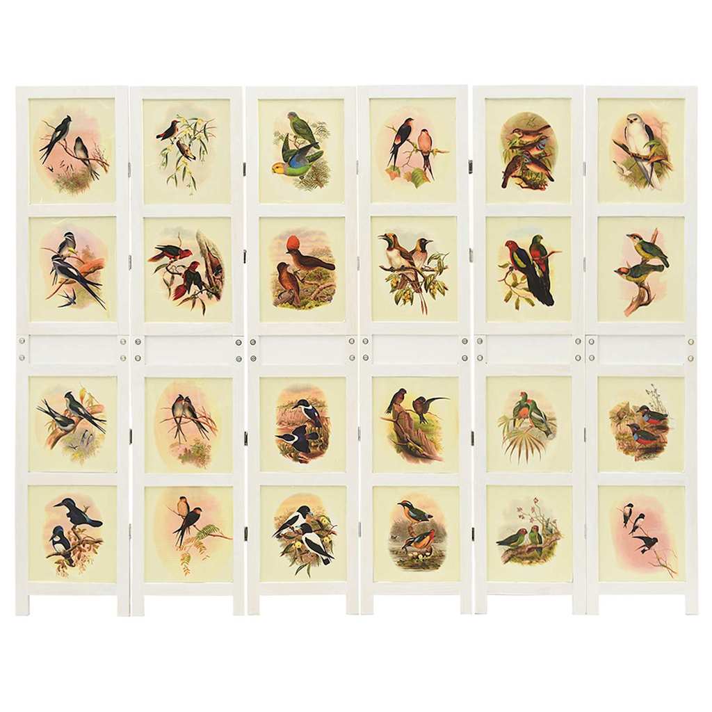 Romdivider Panel Bijelo 212 x 165 cm MDF