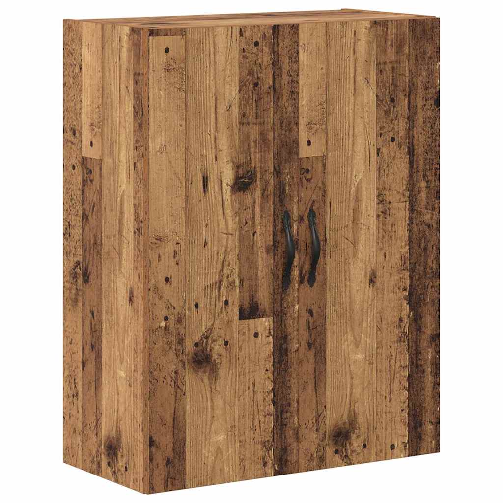 Highboard 2 pcs Staro drvo Inženjersko drvo i staklo