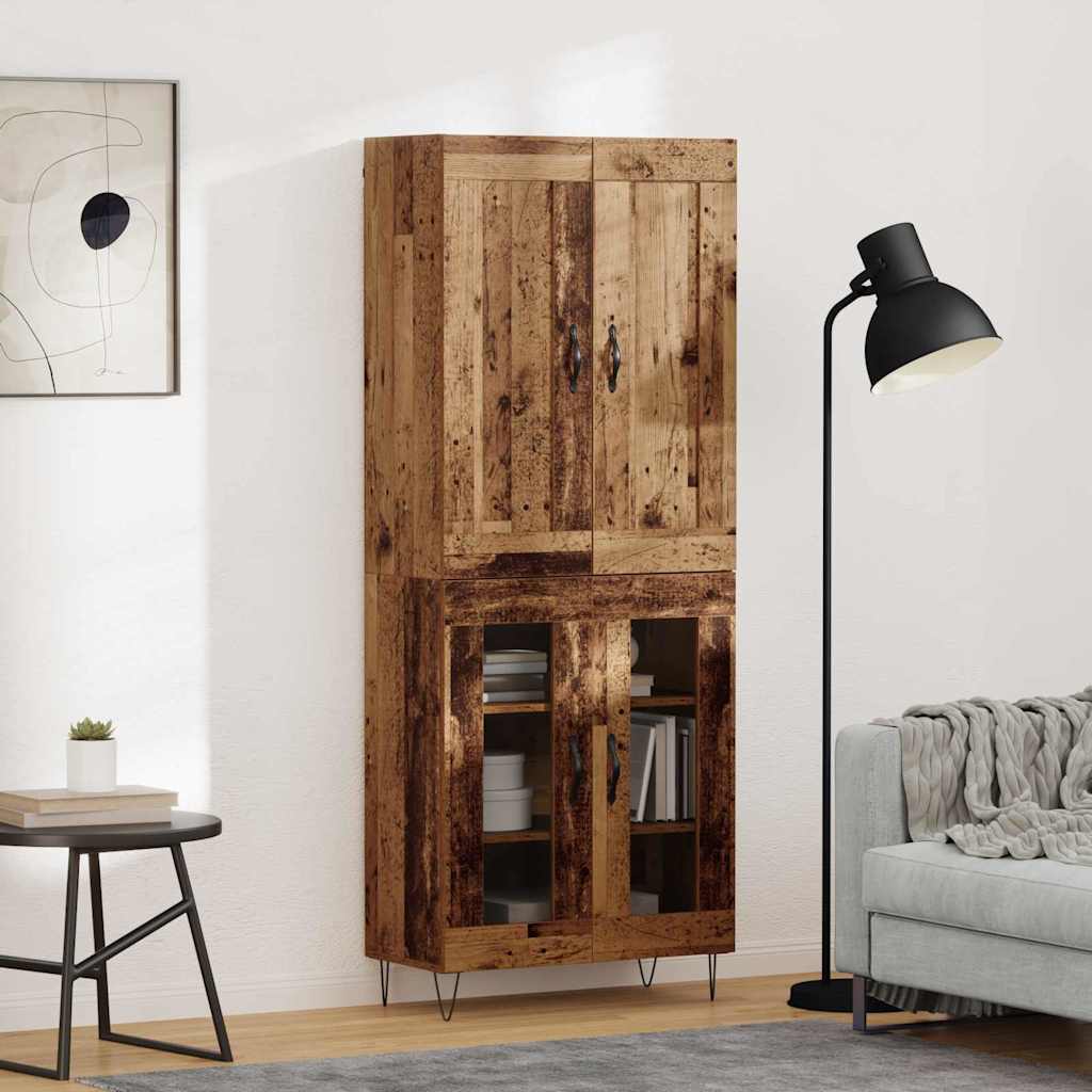 Highboard Staro drvo 69,5 x 34 x 180 cm Konstruirano drvo