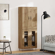 Highboard Umjetnički hrast 69,5 x 34 x 180 cm Konstruirano drvo