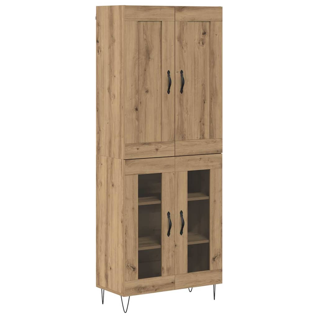Highboard Umjetnički hrast 69,5 x 34 x 180 cm Konstruirano drvo