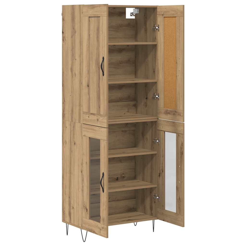 Highboard Umjetnički hrast 69,5 x 34 x 180 cm Konstruirano drvo