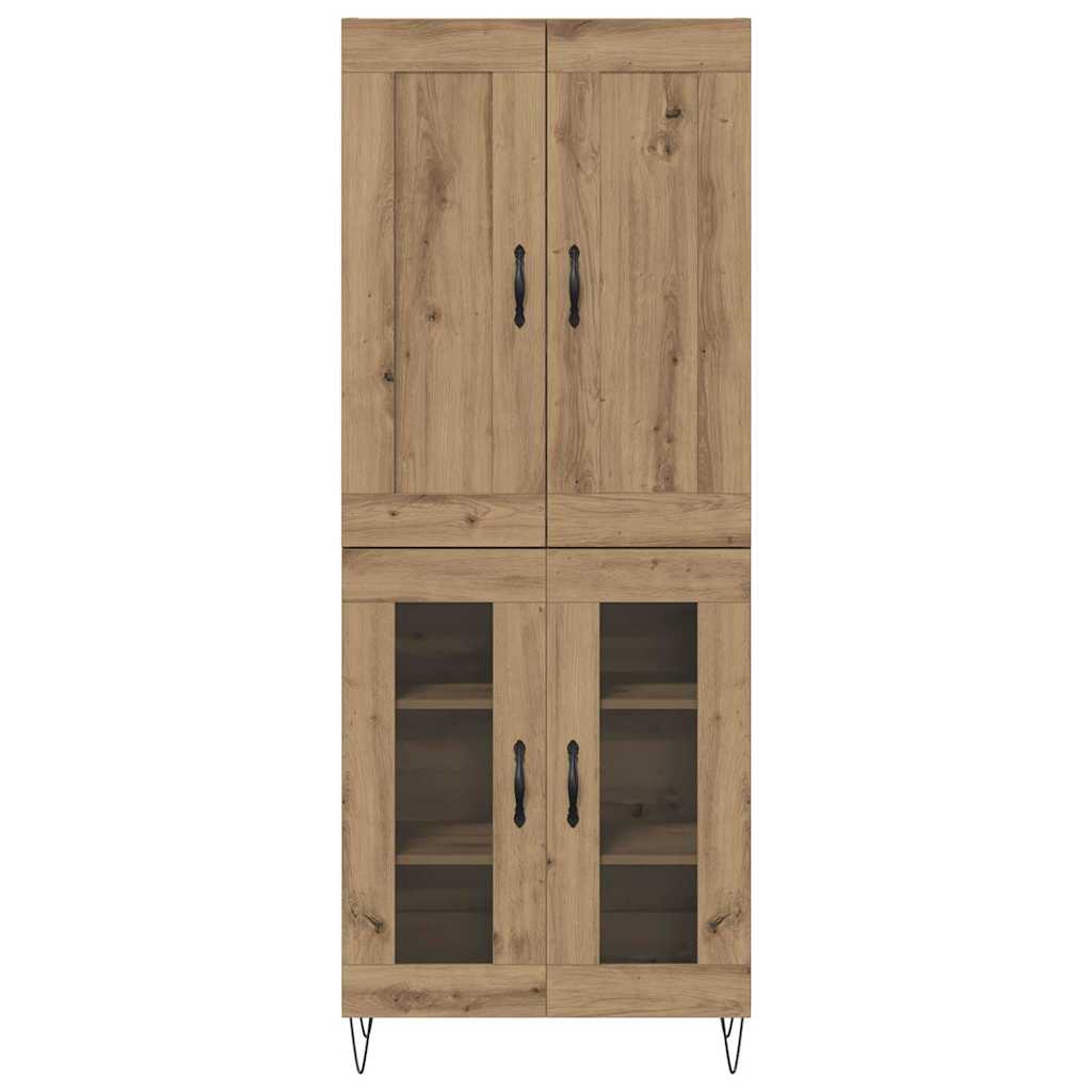 Highboard Umjetnički hrast 69,5 x 34 x 180 cm Konstruirano drvo