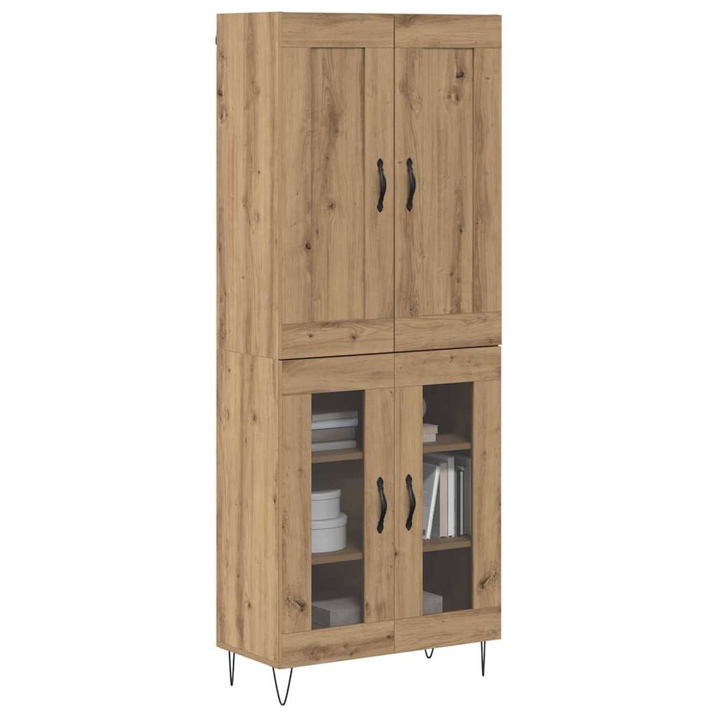Highboard Umjetnički hrast 69,5 x 34 x 180 cm Konstruirano drvo
