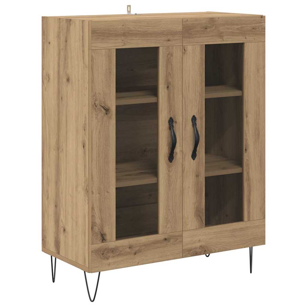 Highboard 2 pcs Umjetnički hrast Konstruirano drvo